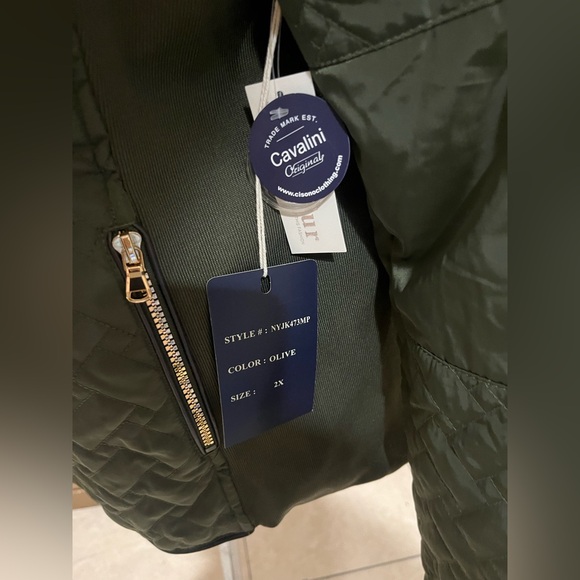 Cavalini Green cozy Jacket - Picture 10 of 10